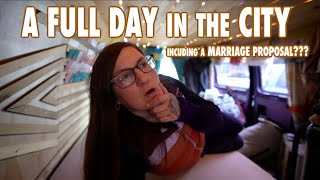 Doing ALL my vanlife chores || 11HR EPIC TOWN DAY 🫠