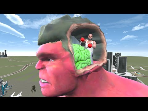 Franklin Control Red Hulk Brain - INDIAN BIKE DRIVING 3D