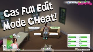 The Sims 4 on console CAS full edit mode CHEAT [PS4]