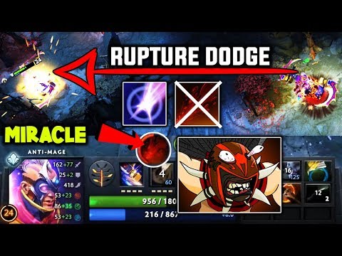 He Was Trying To Counter Miracle Anti Mage And This Happened - Rupture Dodge [Rip In Peace] BS 😂