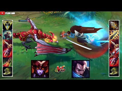 SHYVANA vs YASUO FULL BUILD FIGHTS & Shyvana Montages!