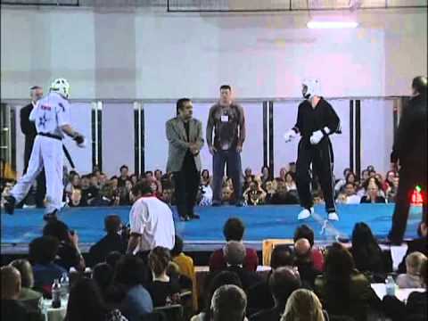 Europe vs USA Zvanko Gribi vs Alex Lane at 2010 Ocean State Grand Nationals Karate Tournament