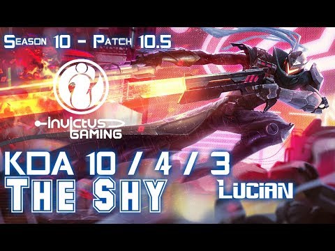 IG The Shy LUCIAN vs RENEKTON Top - Patch 10.5 KR Ranked