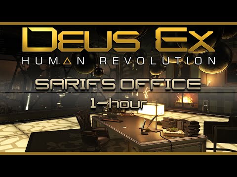 Sarif's Office Ambience | Deus Ex: Human Revolution | Ambient Game Music | 1-Hour