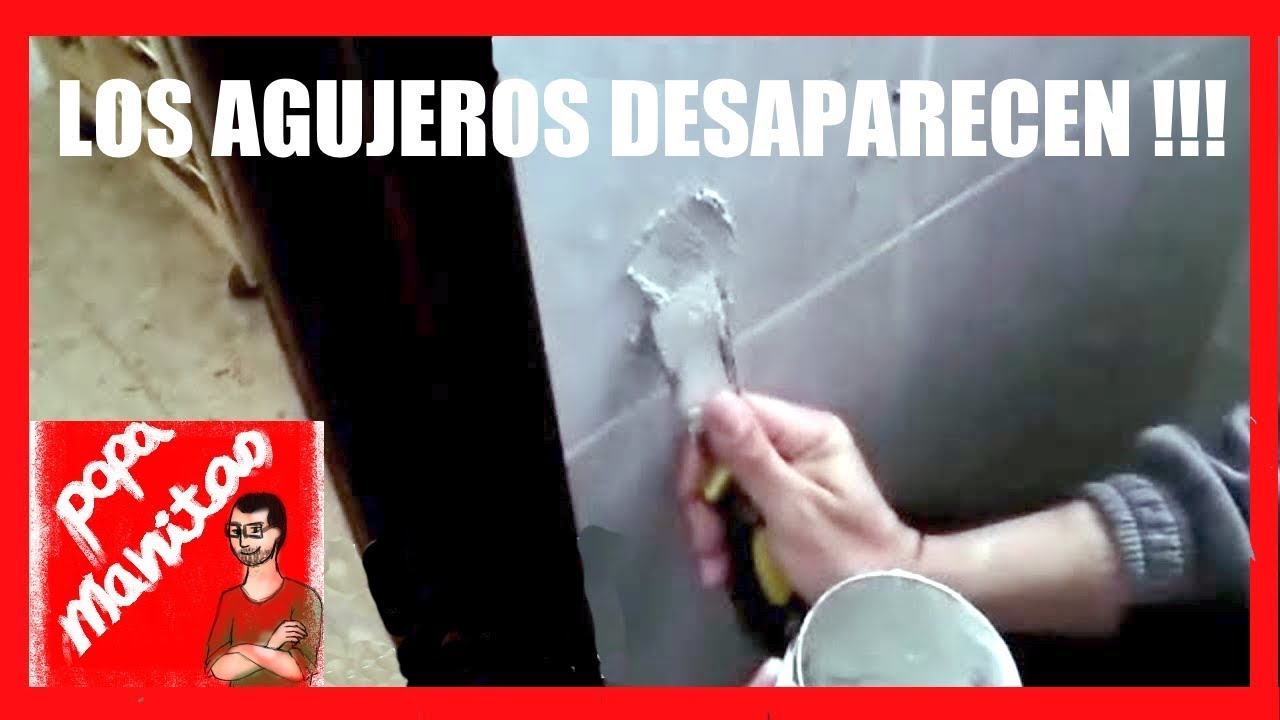 Como TAPAR un AGUJERO en un AZULEJO y QUE NO SE VEA !!!!!
