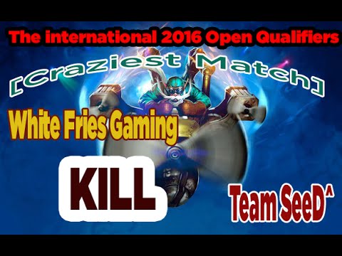 White Fries Gaming vs Team SeeD [CRAZIEST MATCH]  - The international 2016 Open Qualifiers