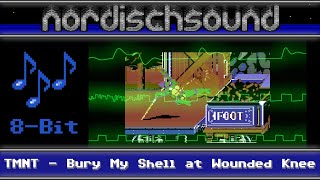 TMNT IV: Turtles In Time - Bury My Shell at Wounded Knee [C64 8-Bit Cover]