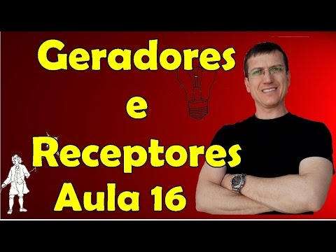 Generators, receivers and resistors - Electrodynamics - Class 16 - Prof. Marcelo Boaro
