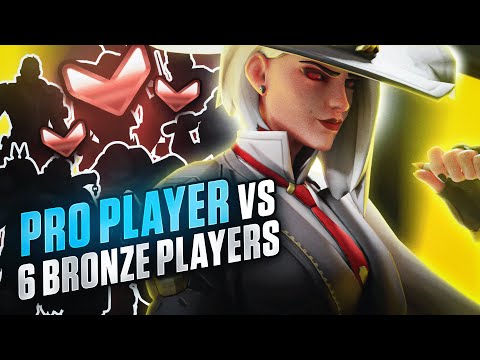 How hard can ONE pro player carry?.... Pro players vs 6 Bronze Episode 2 ft Syrus