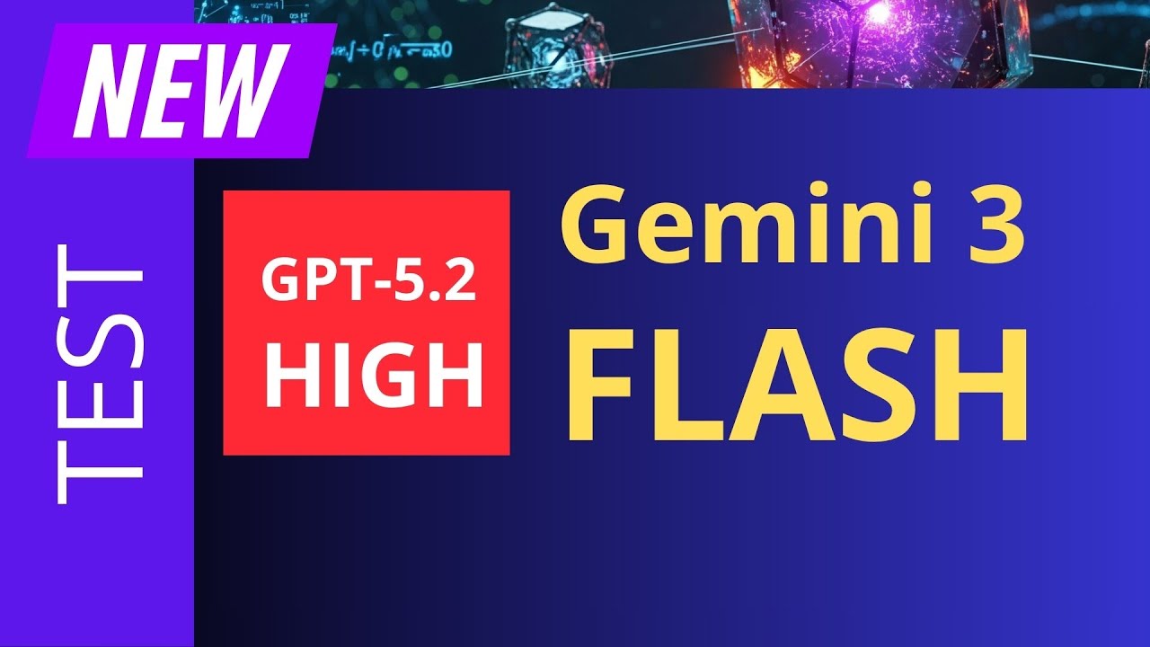 NEW Gemini 3 FLASH vs GPT 5.2 HIGH - A Bloodbath