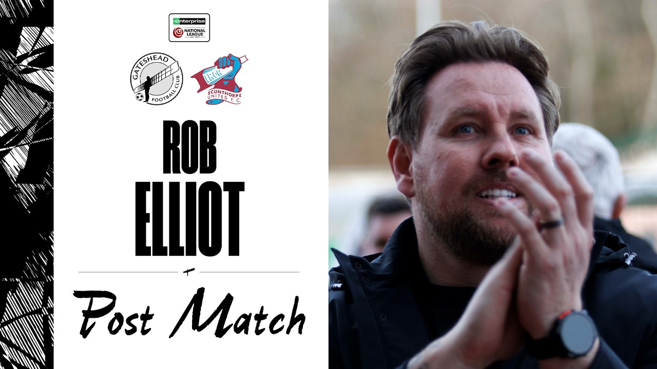 “Really proud” ❤️ | Rob Elliot post-Scunthorpe win (H) | POST-MATCH