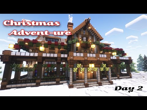 Minecraft Christmas: Spiders! Day 2