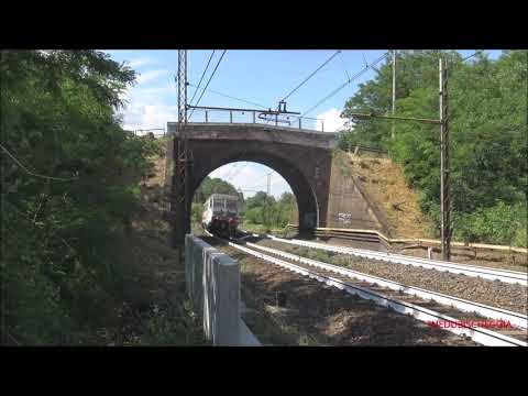 INTERCITY SUN IN TRANSITO NELLA CAMPAGNA A RIGOROSO. (AL) SAB.  10 - 7 - 2021.