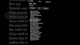 Download lagu Idgitaf - SATU-SATU | Lirik video mp3 Download lagu Idgitaf - SATU-SATU | Lirik video mp3