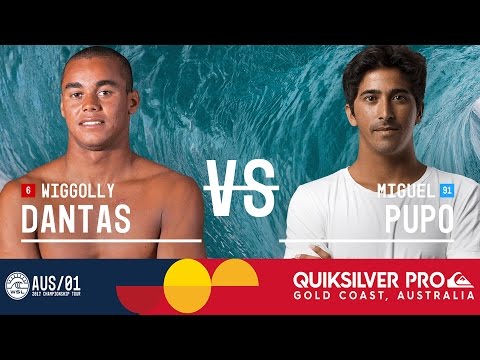 Wiggolly Dantas vs. Miguel Pupo - Quiksilver Pro Gold Coast 2017 Round Two, Heat 12