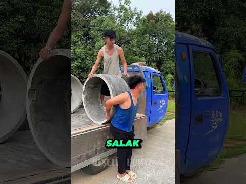 😂🔩 Boruları Taşımaya Çalışırken Olanlar Oldu!
