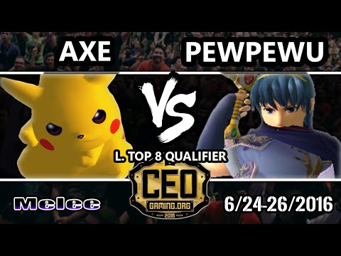CEO 2016 - Axe (Pikachu, Falco) Vs. PewPewU (Marth) - Losers Round 6 - SSBM