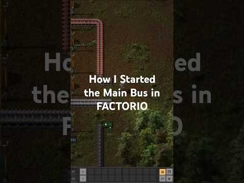 How I Started My Main Bus in FACTORIO SPACEAGE #factorio #gaming #factorio1 #factorioletsplay