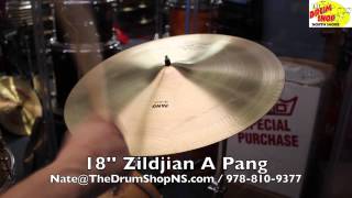 Video thumbnail for Zildjian A Pang 18'' - The Drum Shop North Shore by Nate Morrison Drums