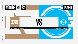 Worlds 2022 - Playin - Knockout Stage - RNG vs DFM