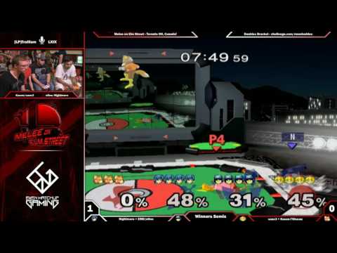 Melee on Elm Street   2v2 Winners Semis   EMG n0ne + Nightmare vs sauc3 + Kason