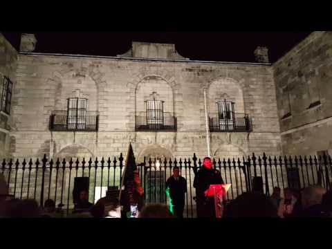 James Connolly at Kilmainham Gaol on 12th May 2016 - Performed by Paul Stone
