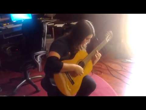 Insinnerator - Christopher warming up on his classical! - Studio update 2012