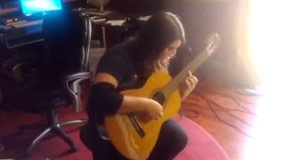 Insinnerator - Christopher warming up on his classical! - Studio update 2012
