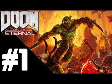 DOOM ETERNAL Walkthrough Gameplay Part 1 – Hell on Earth Mission - PS4 No Commentary