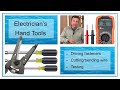 Basic Electrical Hand Tools Introduction To Electrical Wiring Trades Training Video