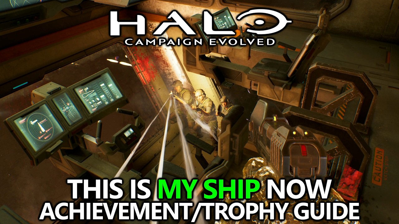 Halo Campaign Evolved - This Is My Ship Now Achievement/Trophy Guide (Trap 6 Marines in Observation)