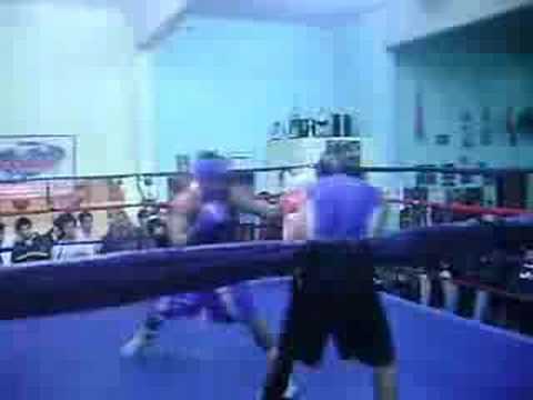 Exhibicion Ignacio Perrin y Maxi Marquez en ko box round 3