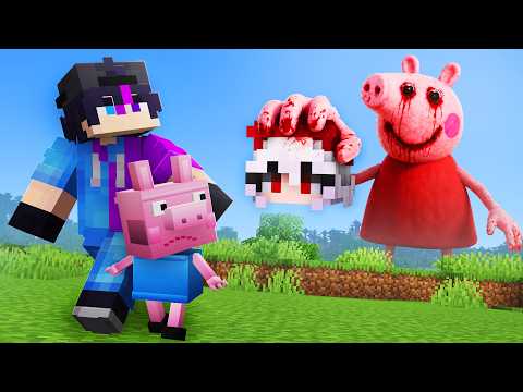 ESCAPAMOS DE PEPPA PIG MALDITA EN MINECRAFT | Peppa Horror Mod