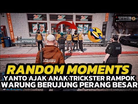 KEKOCAKAN YANTOO SAAT RAMPOK BARENG ANAK TRICKSTER 🤣‼️ GTA V ROLEPLAY INDONESIA