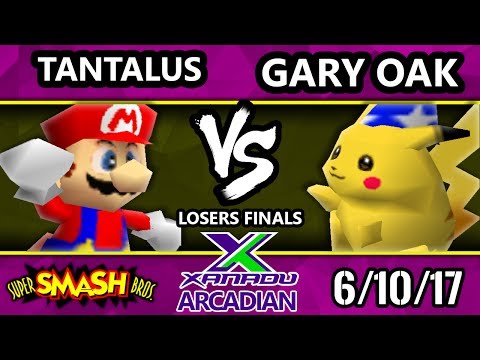 Smash 64 - VGBC | Tantalus (Falcon, Pika) Vs. WAVE NC | Gary Oak (Pikachu) Spring Arcadian LF