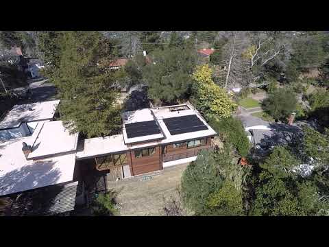 dynoraxx flat roof installation with seismic anchors (Orinda, CA)