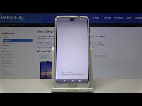How to Change Wallpaper on Sharp Aquos R2  - Refresh Home & Lock Screen