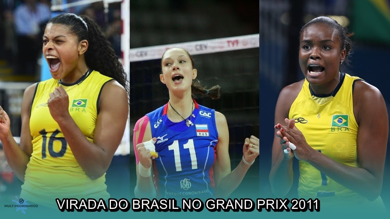 Rússia abre 22 a 15 na semifinal do Grand Prix 2011 e Brasil vira de maneira ESPETACULAR