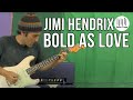 Jimi Hendrix - Bold as Love - Guitar Lesson 