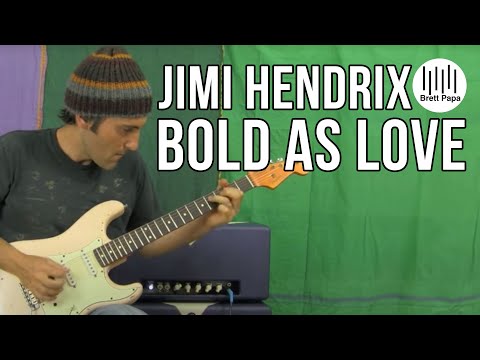 Jimi Hendrix - Bold as Love - Guitar Lesson