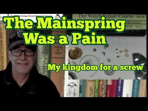 Hamilton Pocket Watch Rebuild - Part 2