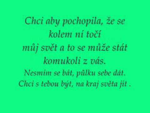 Ben Cristovao a Monika Bagárová - Chci - lyrics