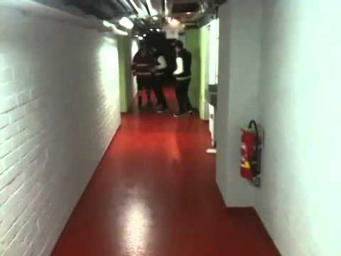 Sheffield Jumpers doing a (football) warming up, just fun ;)