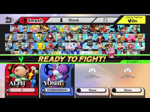 S@X Wii U 104 - VGBC | Logic (Olimar) vs Dunnobro (Yoshi) - Smash 4 Customs - Winners Semis