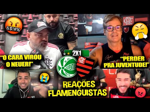 REAÇÕES dos FLAMENGUISTAS FURIOSOS com a DERROTA - JUVENTUDE 2X1 FLAMENGO [REACT BRASILEIRÃO 2024]
