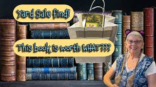 Yard Sale Find: THIS BOOK IS WORTH HOW MUCH??? Yard Sale BARGAINS & Dollar Tree Craft Aisle WalkThru
