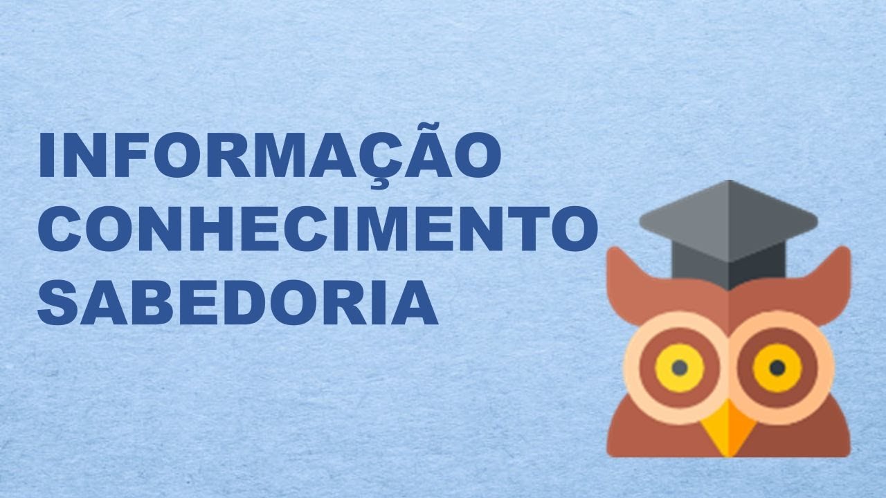 Informação, Conhecimento, Sabedoria