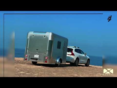 X-Cabin300 - an Airstream inspired mini camper from Japan