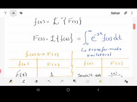Pares de Transformada de Laplace,  polos e zeros, expansão da função V(s)