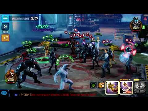 Marvel Strike Force : Dark Dimension 4 Node 12 (Two-shot 1/2)